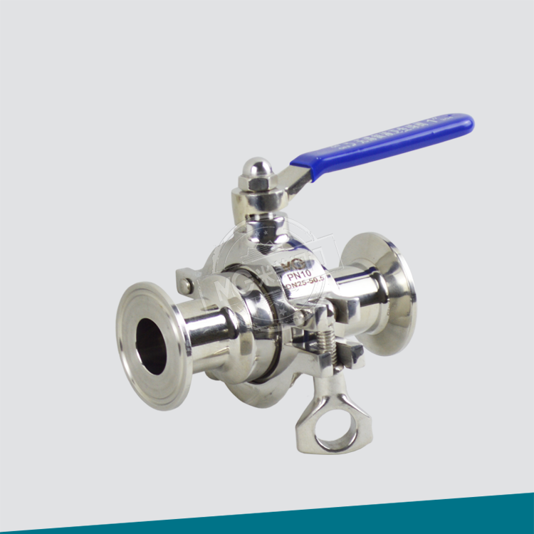 卫生级全包无滞留球阀